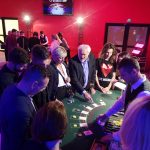 soirée casino avec les joueurs et les partenaires du Stade Brestois